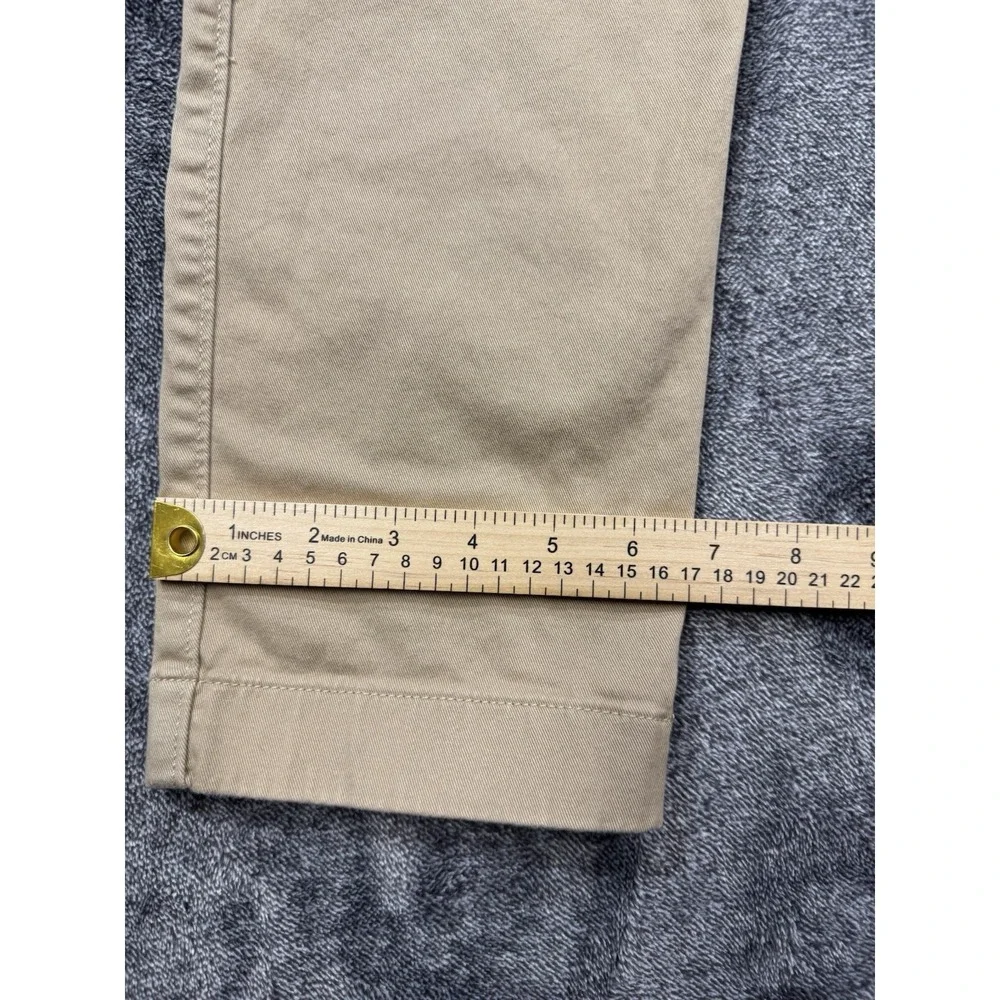 J.Crew Men's FLEX Chino Pants Size 30x30 Tan Khaki Polyester SLIM FIT